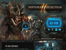 Tablet Screenshot of naturalselection2.com